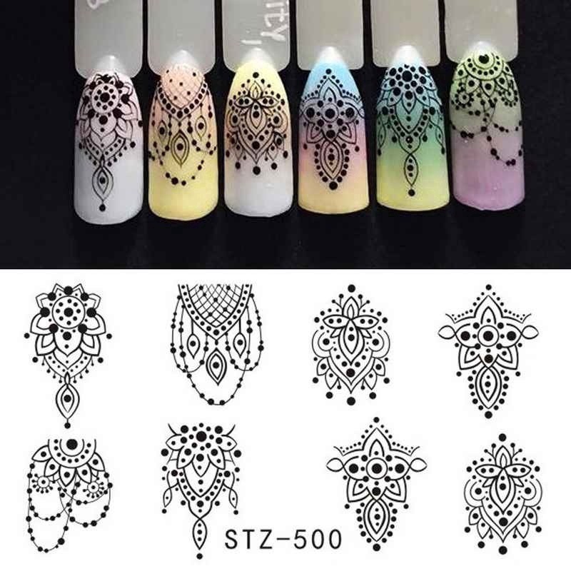 Miếng dán trang trí móng tay in họa tiết đẹp mắt