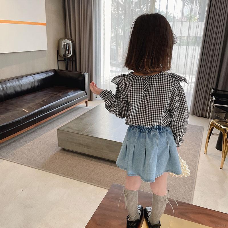 Váy cao bồi kiểu Hàn Quốc cho bé gái