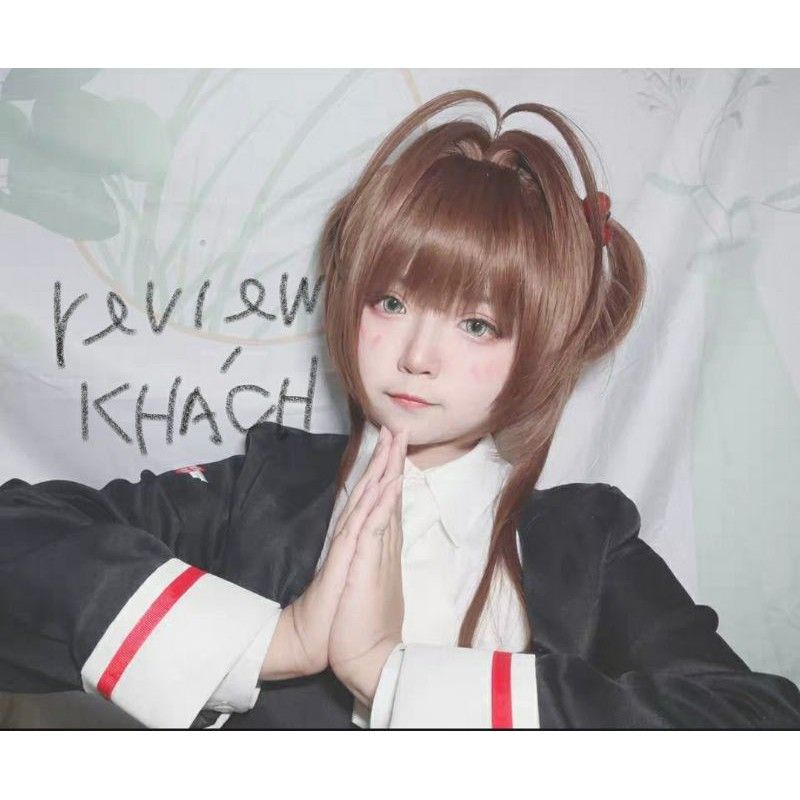 Wig/tóc giả Sakura/Tomoyo - Cardcaptor Sakura: Thủ lĩnh thẻ bài