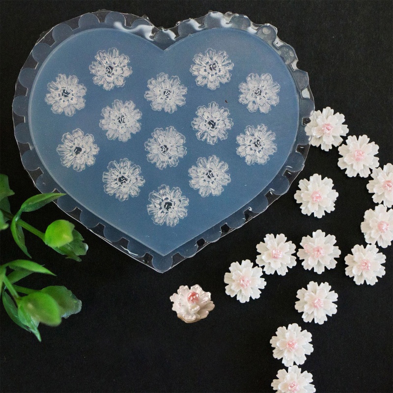 Khuôn Silicone Tạo Hình Trang Trí Móng Tay 3D DIY