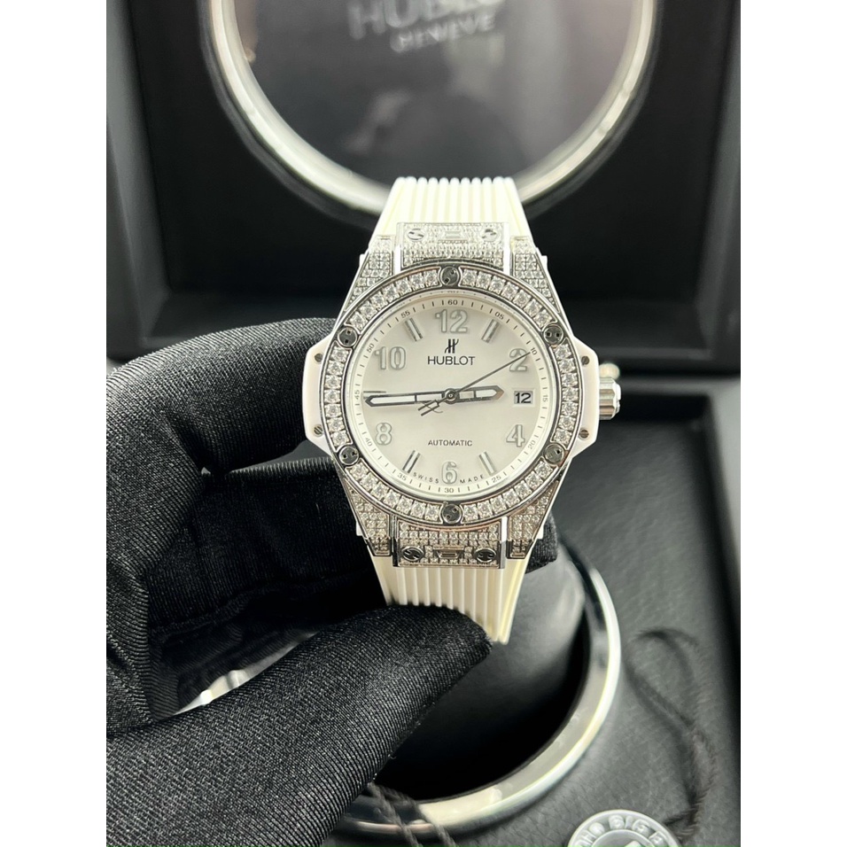 [FULL BOX]Đồng Hồ Nữ HB BIGBANG WHITE FULL Đá-34mm- máy quazt , Chống Nước- Bảo Hành 24 Tháng | BigBuy360 - bigbuy360.vn