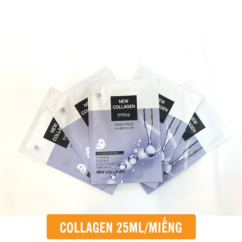 Mặt nạ dưỡng da Hàn Quốc gồm Collagen, Nhau thai, Sữa ong chúa, Nhân sâm, Ngọc trai, Ốc sên