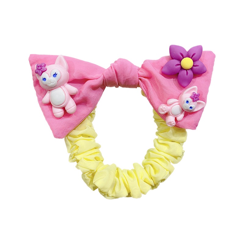 Dây Cột Tóc Cao Su Họa Tiết Hoạt Hình Doraemon Winnie Lotso CMX2 Cho Bé Gái