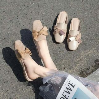 [order] Dép sục nơ Hàn Quốc duyên dáng
