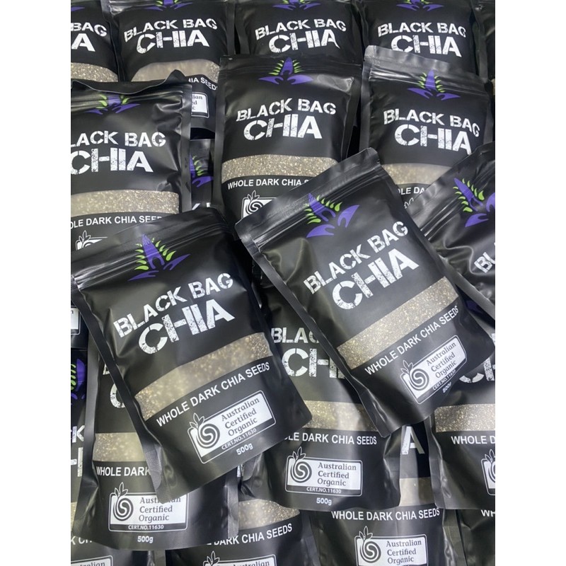 Hạt Chia Đen Úc Black Bag Túi 500Gr