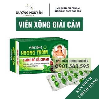 Viên Xông Tinh Dầu Thảo Dược Hương Tràm Đủ Vị (20 viên/hộp)