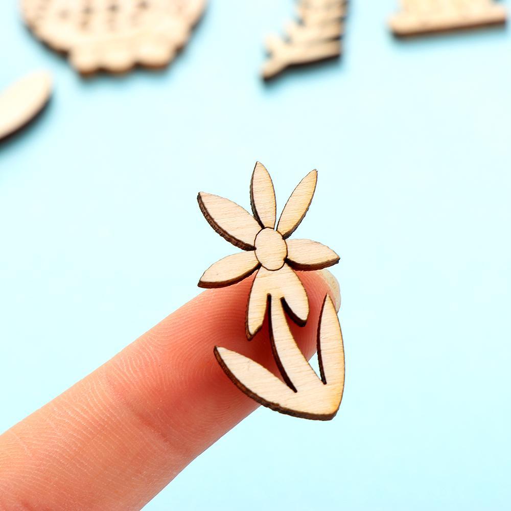 Set 50 Phụ Kiện Treo Trang Trí Hình Thỏ Phục Sinh DIY