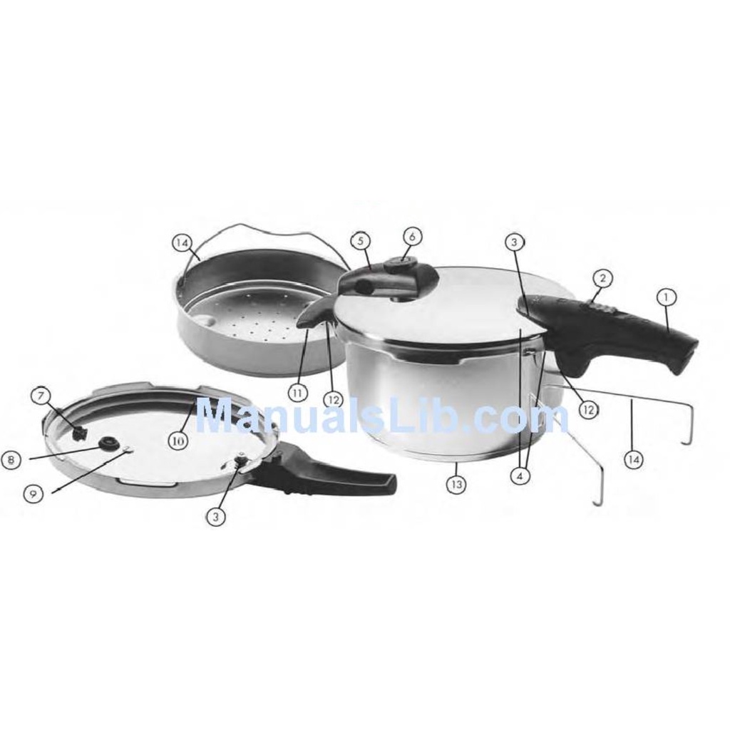 Gioăng và phụ kiện thay thế cho nồi áp suất Fissler Blue Point, Fissler Royal, Fissler Magic - TÀI TRANG HÀNG ĐỨC