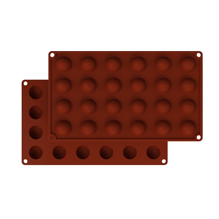 Khuôn silicone làm bánh hình nửa cầu đáng yêu