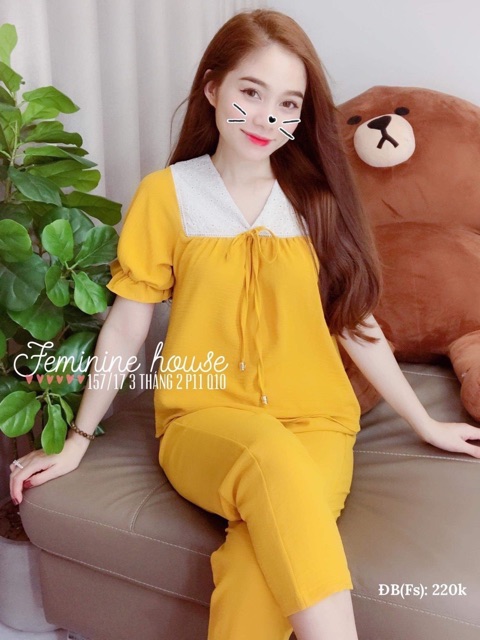 Đồ ngủ lụa kate phối ren | BigBuy360 - bigbuy360.vn