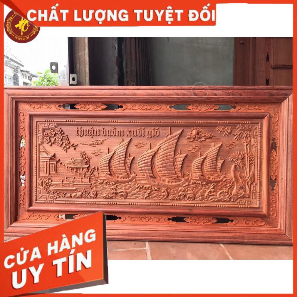 Tranh gỗ hương dát vàng tích: thuận buồm xuôi gió - ĐÚNG ẢNH ĐÚNG MẪU