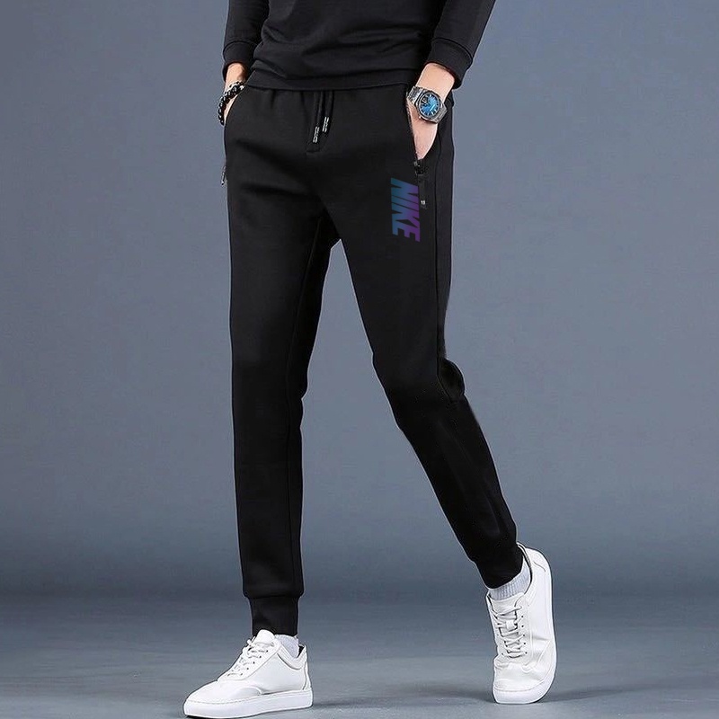 Quần Ống Suông Thun Nỉ Unisex Nam Nữ Vải Poly 2 Da Trẻ Trung Cá Tính