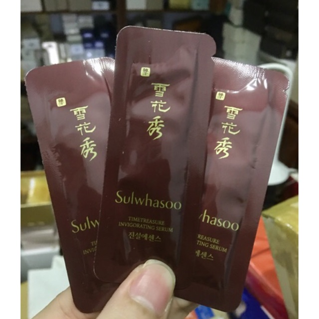 combo 5 gói serum thông đỏ sulwhasoo time