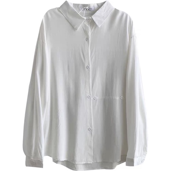 Áo sơ mi lụa lanh cao cấp cúc cài kiểu