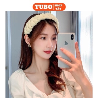 Bờm vải cài tóc dạng bện phong cách Hàn Quốc phụ kiện thời trang cho nữ - Tubo Shop