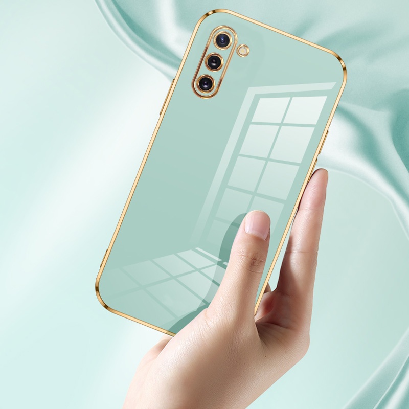 Ốp Điện Thoại Silicon Viền Mạ Vàng Cho samsung galaxy note 10 20 plus lite ultra