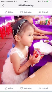 Váy zen tiểu thư bé gái