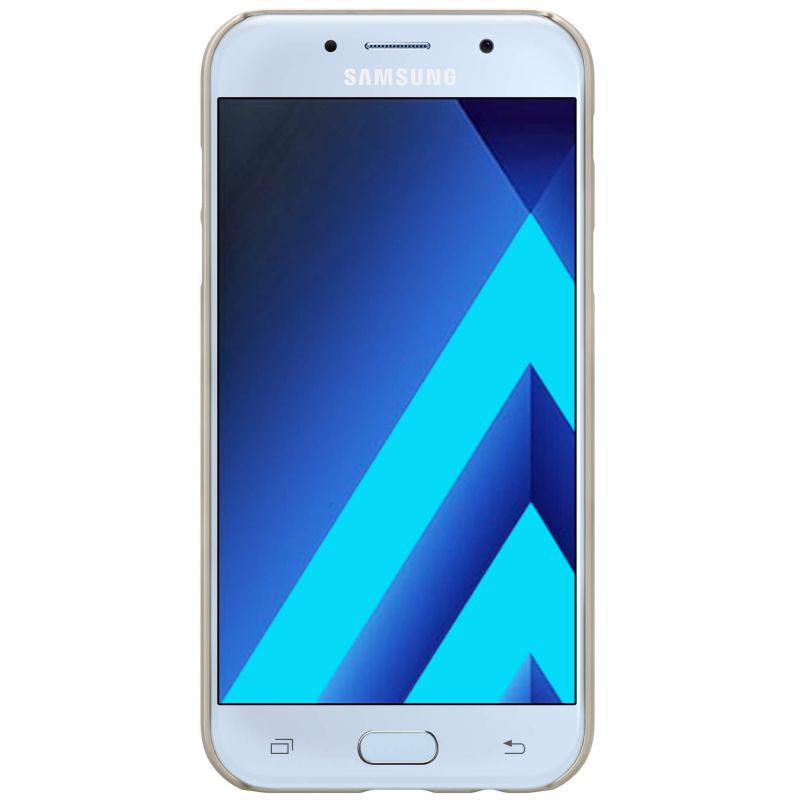 Ốp lưng nhám sần cho Samsung Galaxy A3 2017 hiệu Nillkin tặng kèm giá đỡ - Hàng nhập khẩu