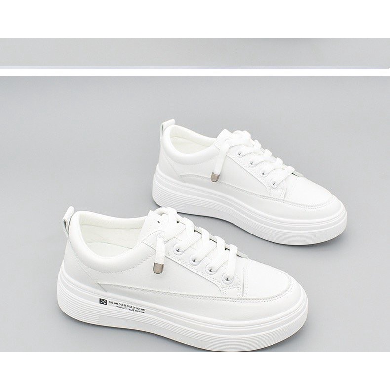 Giày sneaker độn đế 5p năng động dành cho nữ phong cách Hàn Quốc (KM08)
