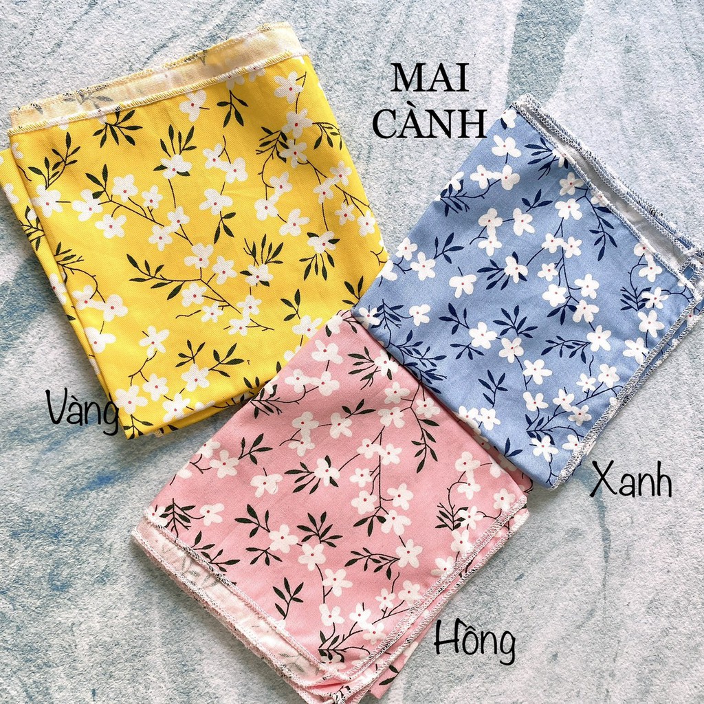 [Tím.Little]KHĂN BANDANA TURBAN HOA VẢI LỤA ĐẸP