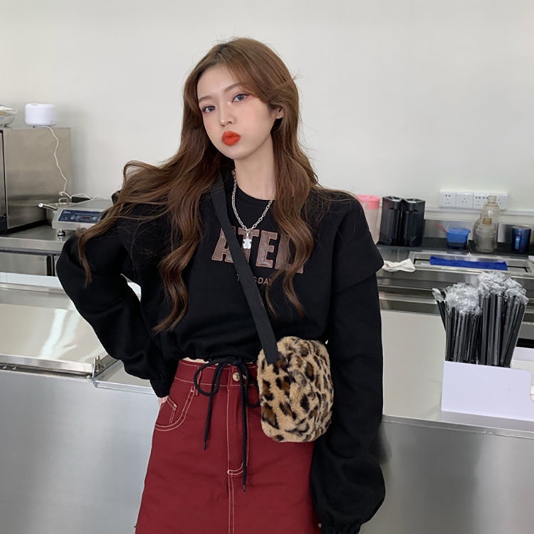 COZOK Áo len tay dài thời trang Hàn Quốc