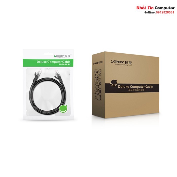 Cáp mạng đúc sẵn Cat6 tròn dài 40m chính hãng Ugreen 20169 cao cấp