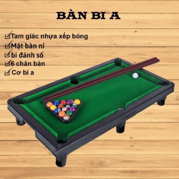 Bàn Bi A Nhiều Kích Thước Mini Giá Rẻ Đồ Chơi Bàn Bida Vận Động Cho Bé Cực Chất