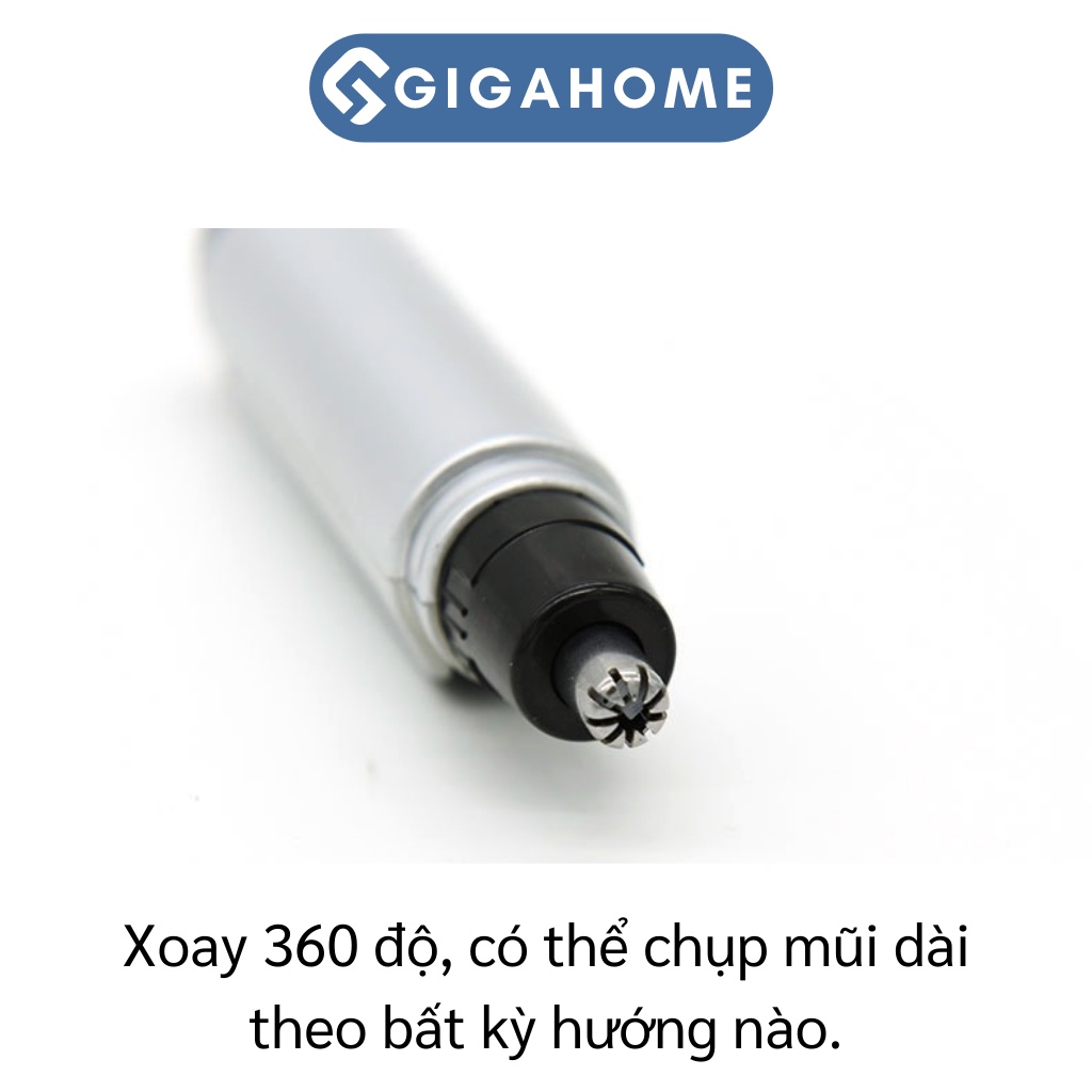 Máy Tỉa Lông Mũi GIGAHOME Thiết Kế An Toàn, Không Gây Đau 4289