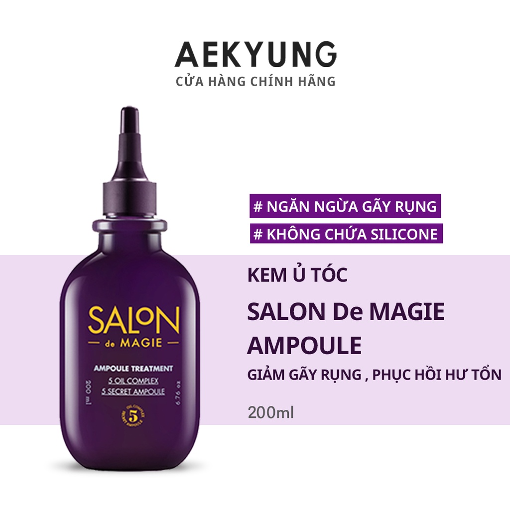Dầu ủ tóc Kerasys Salon De Magie Ampoule nuôi dưỡng và phục hồi tóc hư tổn dung tích 200ml