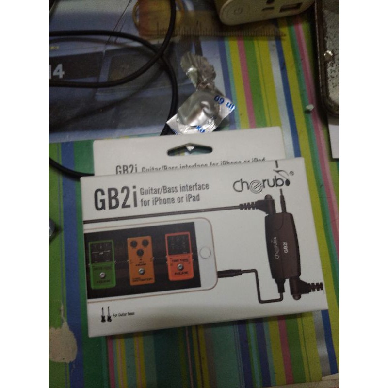Cherub Gb2I | thiết bị thu âm live stream | guitar | kết nối mọi thiết bị có dây 6 li