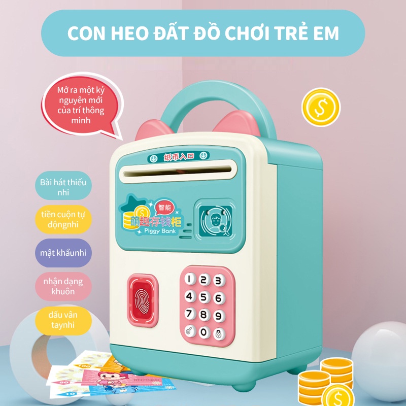 Đồ Chơi Máy ATM Tự Động Lưu Trữ Tài Chính An Toàn Có Mật Khẩu TTD130