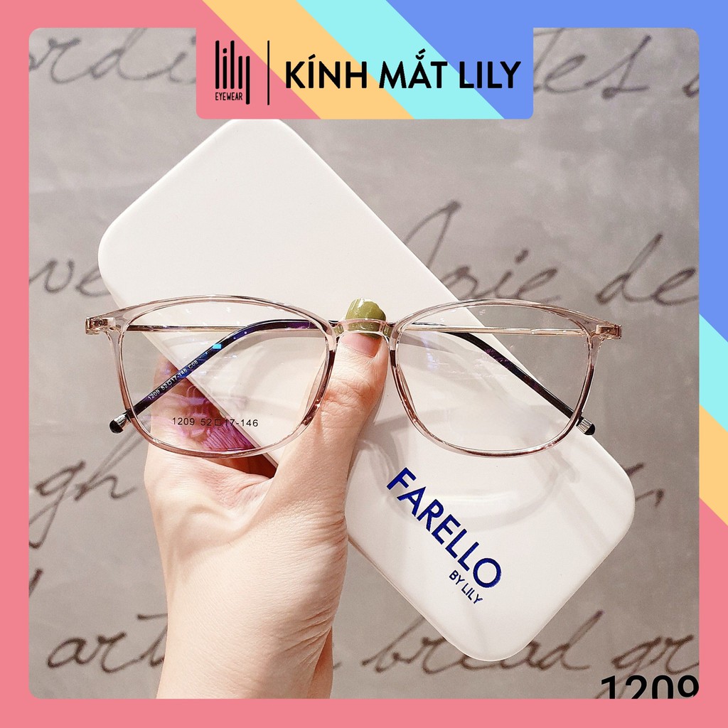 Gọng kính cận nữ thời trang kiểu dáng hàn quốc Lilyeyewear 1209
