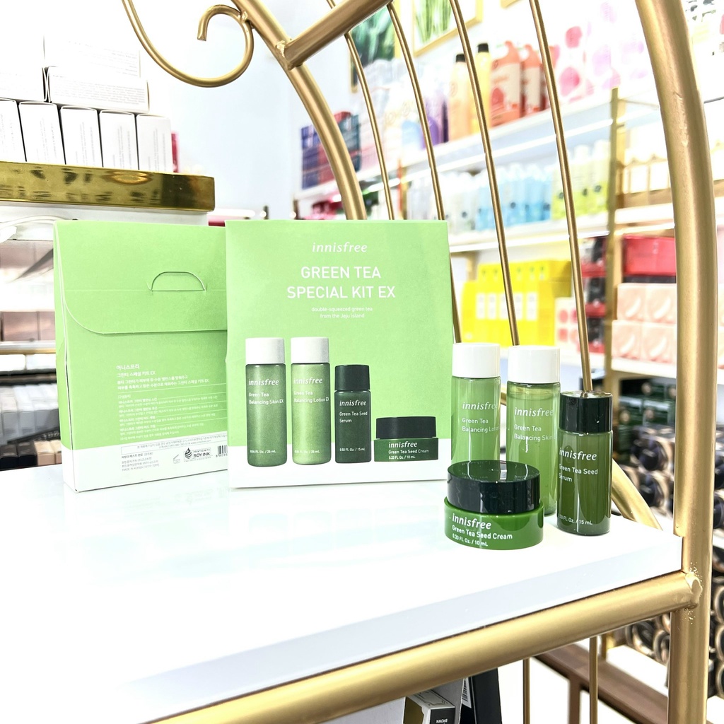 (CÓ BILL) Bộ Dưỡng Trà Xanh Mini INNISFREE Greentea Special Kit Ex