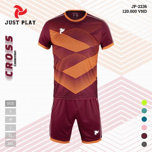 Justplay Cross Quần Áo bóng đá Justplay Cross không logo