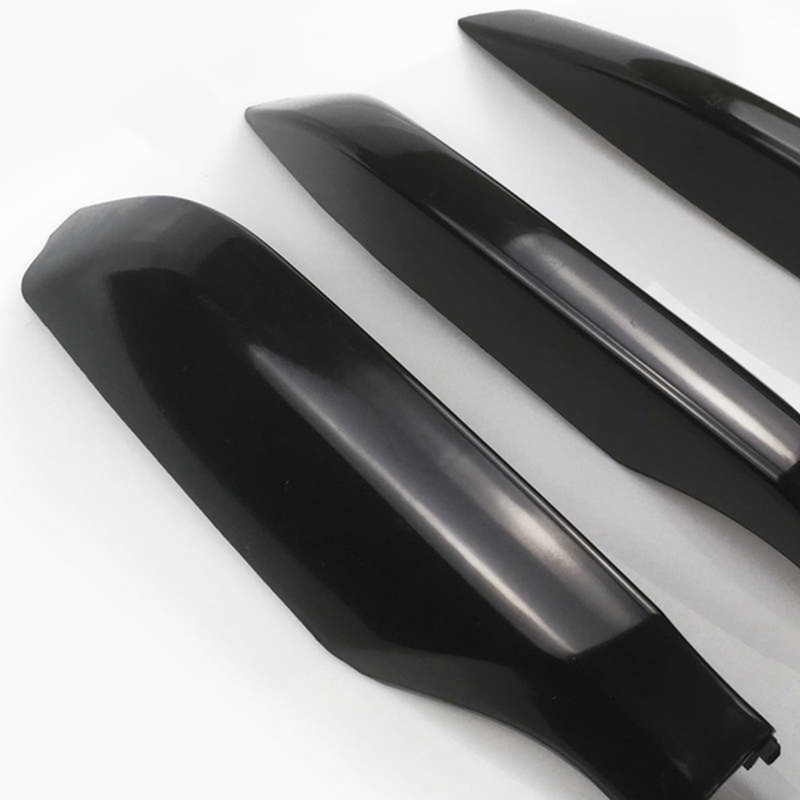 Set 4 Vỏ Bọc Bảo Vệ Nóc Xe Hơi Toyota Prado FJ150 2010-2019 Bằng ABS Màu Đen