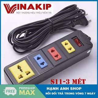 Ổ cắm 4 ngả liền dây VINAKIP - N13 10A