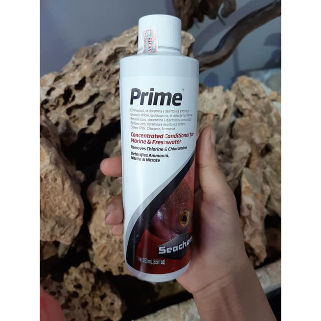 (PRIME) Dung dịch khử clo NH3 Nitrite cho bể cá nước ngọt và nước mặn Prime