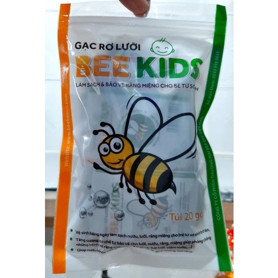 Gạc rơ lưỡi Bee Kids