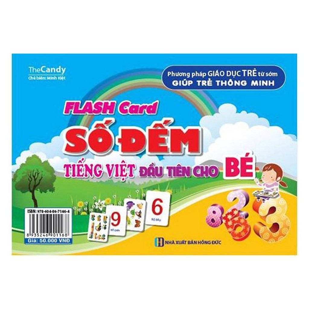 Combo  Flashcard Dạy Trẻ Theo Phương Pháp Glenn Doman 4 Chủ Đề - Bé Học Chữ Cái -Số Đếm - Phép Cộng - Trừ