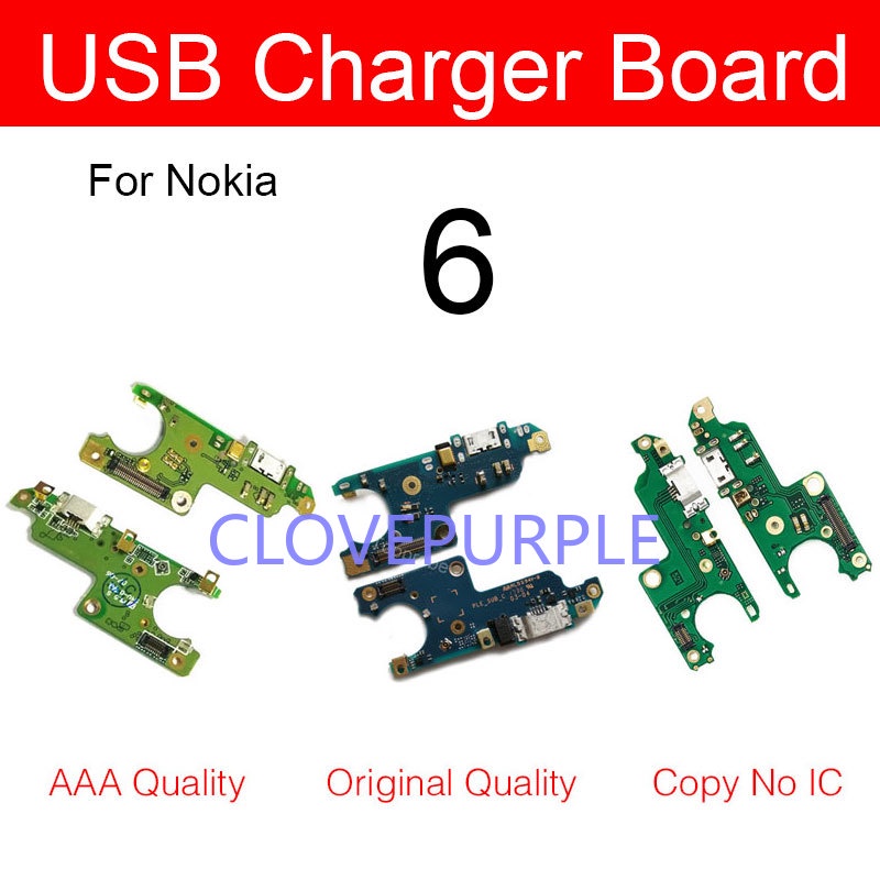 Bảng Mạch Cổng Sạc Usb Cho Nokia 6 Ta-1000 Ta-1003 Ta-1025 Ta-1039