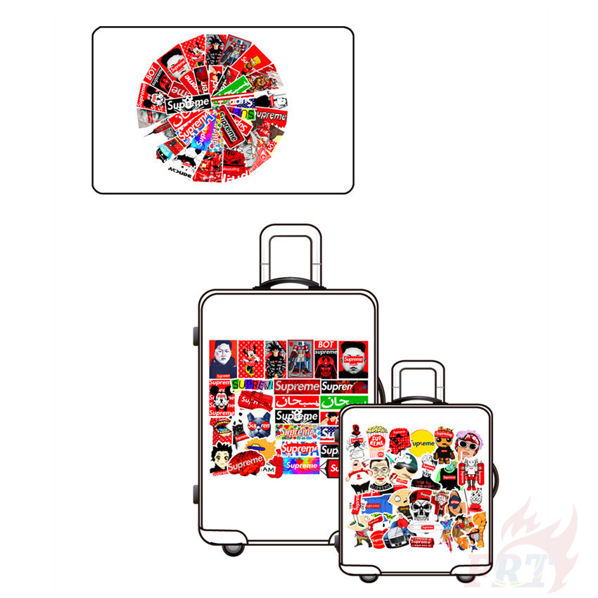 Bộ 100 Miếng Dán Chữ Supreme Chống Thấm Nước