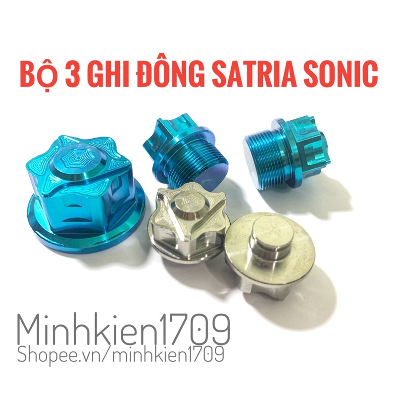 (GR5 XỊN) Ốc titan ghi đông Raider Satria Sonic 150