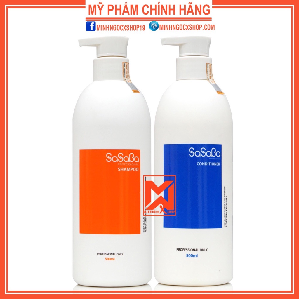 Dầu gội xả hoàn hình SASABA PLUS 500ml chính hãng