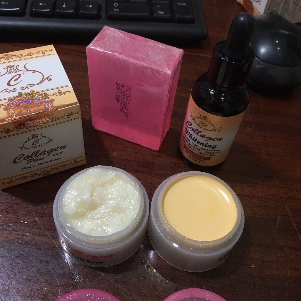 Tem đỏ_Kem collagen 701 plus vit E cao cấp