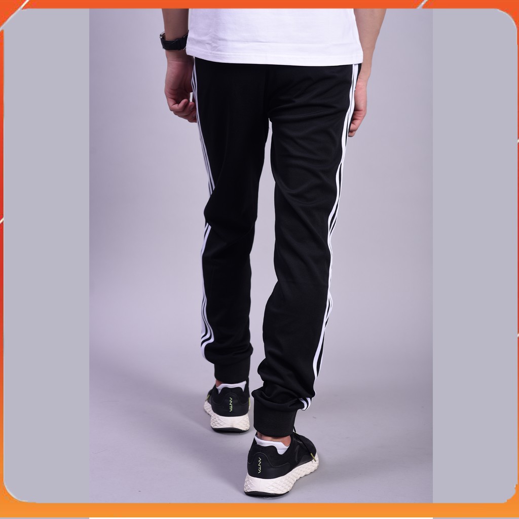 Quần Jogger 3 Sọc Trắng Logo Ép NY, Ống Bo Chun Phong Cách Thể Thao L111 | BigBuy360 - bigbuy360.vn