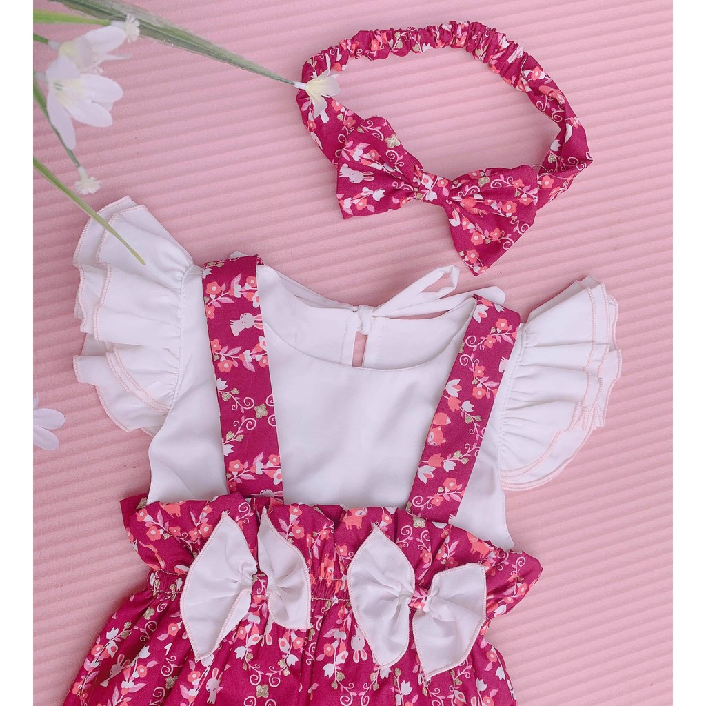 Bodysuit bé gái công chúa [𝐓𝐀̣̆𝐍𝐆 𝐊𝐄̀𝐌 𝐓𝐔𝐑𝐁𝐀𝐍]NHƯ Ý HOUSE'S- váy trẻ em, đầm cho bé gái Đủ size bé từ 5 - 13kg