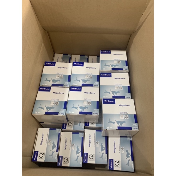 Megaderm Gel dưỡng lông dành cho chó mèo hộp 28 gói