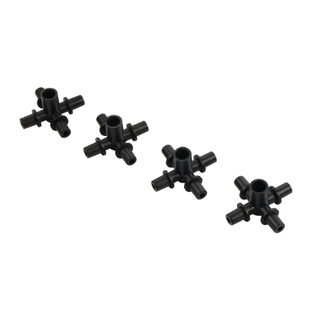 3 Bộ chia ống tưới vườn Hệ thống kết nối vòi phun 4 chiều 6mm