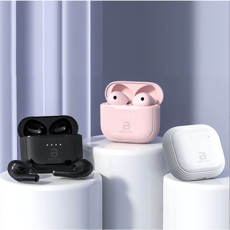 Tai Nghe Bluetooth Không Dây Bentex J03 Âm Thanh Nổi Phiên Bản 2022 Giảm Tiếng Ồn Thiết Kế Đẹp Mắt Bảo Hành 12 Tháng