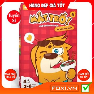 Trò chơi giáo dục Mắt Trố- An toàn thực phẩm-chơi được nhiều người-giúp gắn kết gia đình-mang nhiều tiếng cười,niềm vui